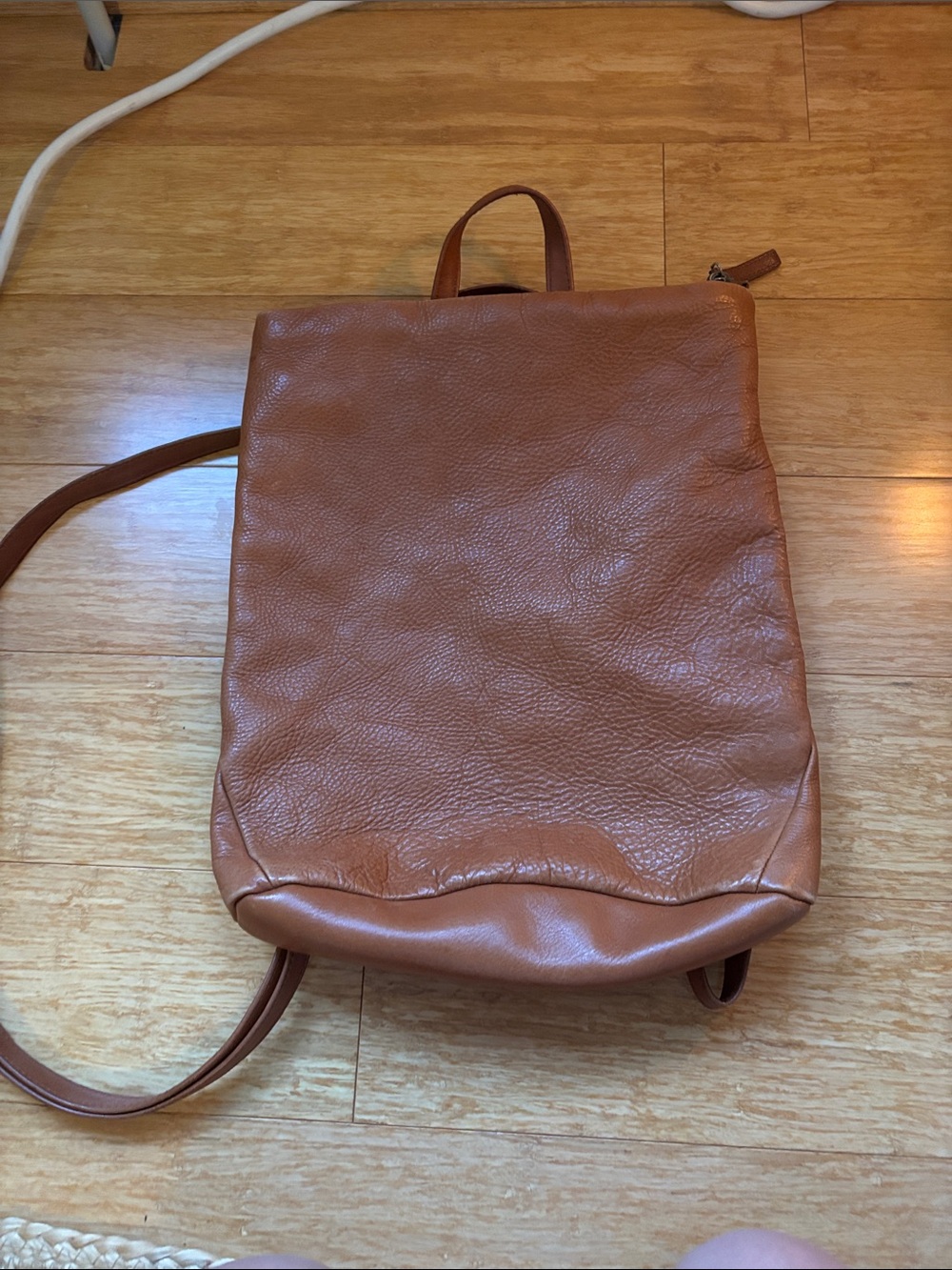 Leather Backpack - Brown